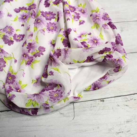 Baby Essentials Girl's Summer Bubble Romper Size 12 Months Floral - Picture 3 of 5